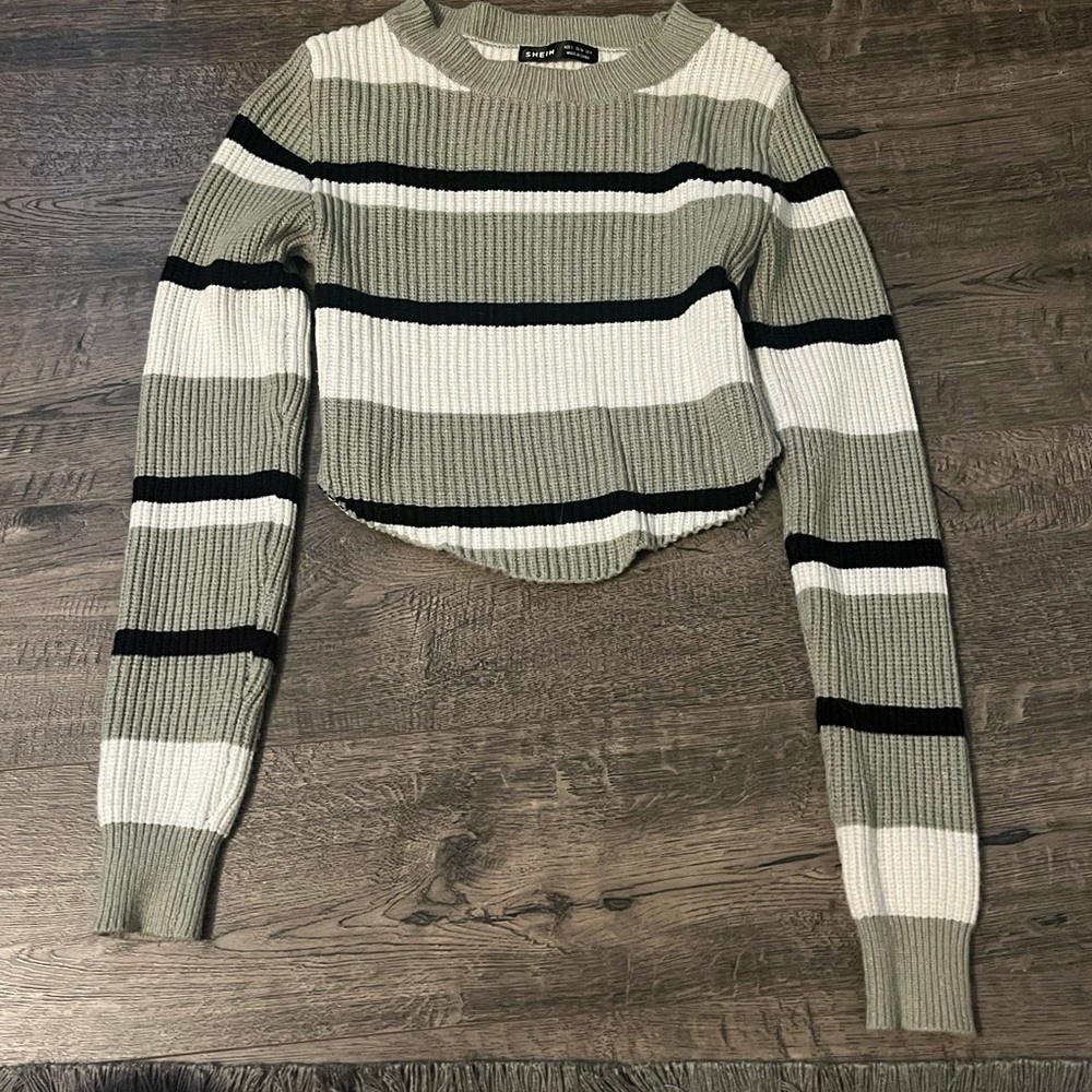 Striped Ribbed Sweater